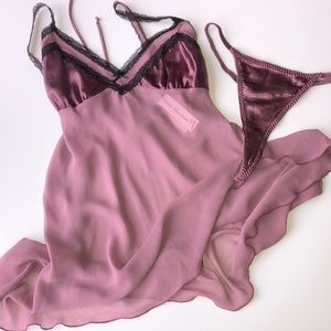 Silk lingerie slip | Size Small